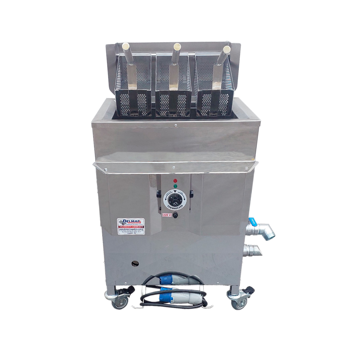 Fritadeira 30x45 Elétrica 10.000 Watts Delmar Máquinas